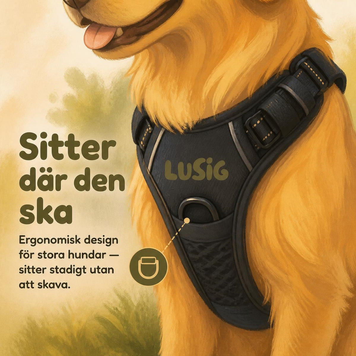 Lusigâą Anti-Drag Hundsele
