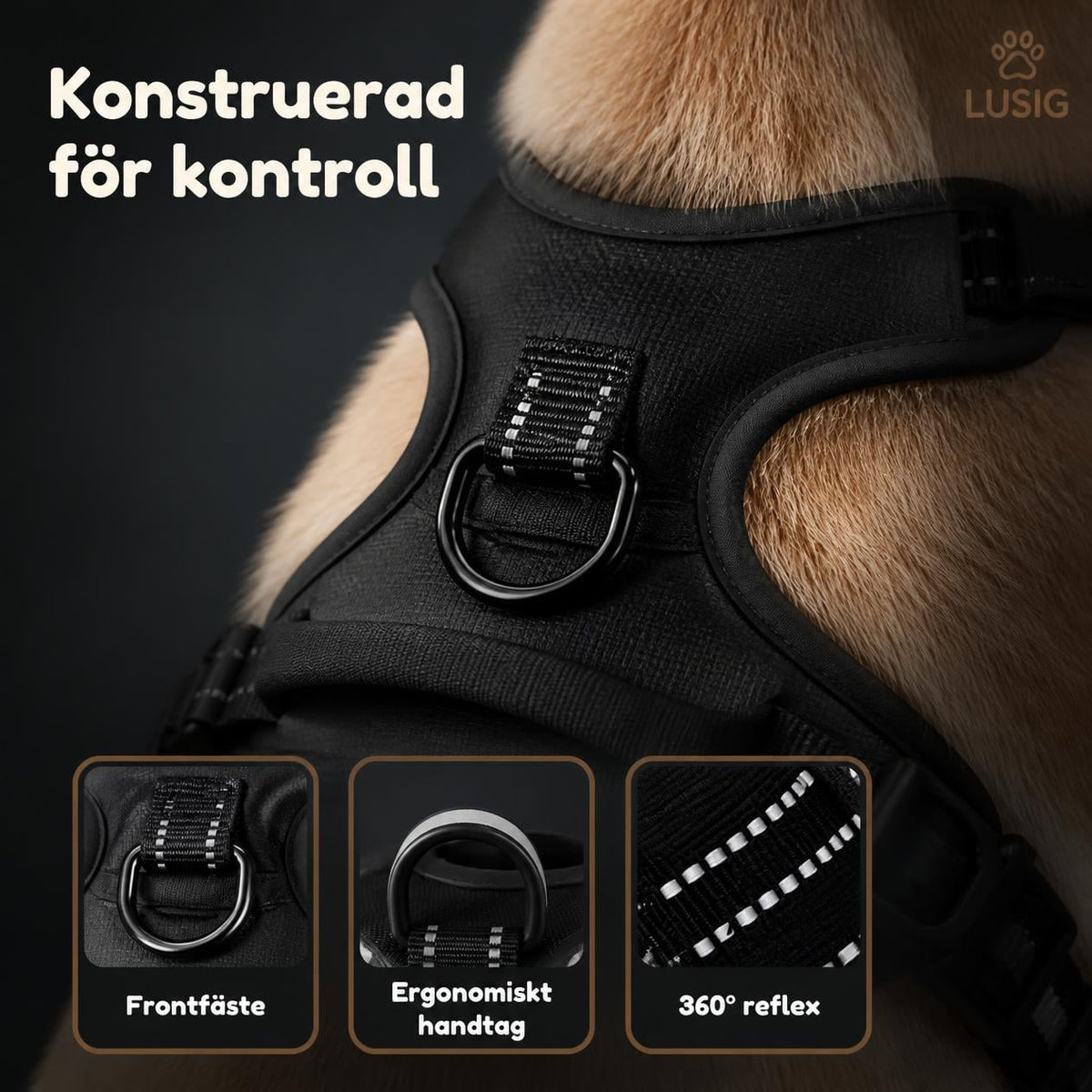 Lusigâą Anti-Drag Hundsele