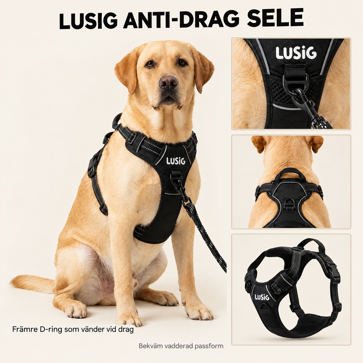 Lusig™ Anti-Drag Hundsele